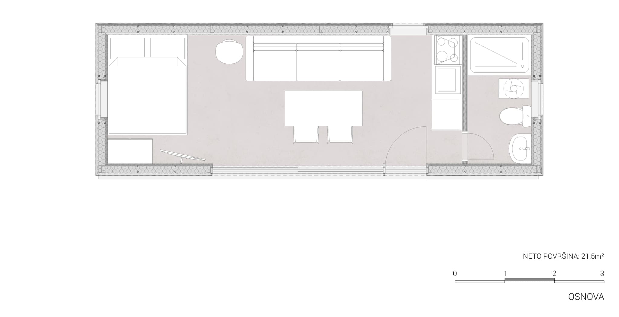 Brvnara floor plan